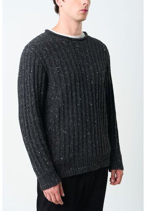 Sweater Selva Tejido Para Hombre Cuello Bandeja Sweater Selva Tejido Para Hombre Cuello Bandeja Negro XL VÉLEZ