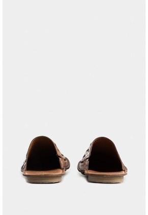 Slipper Tejido En Cuero Para Hombre Confort Slipper Tejido En Cuero Para Hombre Confort Miel 45 VÉLEZ