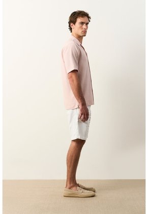 Camisa Costero De Manga Corta Para Hombre Camisa Costero De Manga Corta Para Hombre Rosado M VÉLEZ