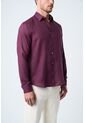 Camisa Manga Larga En Lino Para Hombre Silueta Semi Ajustada Camisa Manga Larga En Lino Para Hombre Silueta Semi Ajustada Morado S VÉLEZ de Vélez