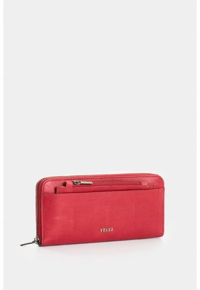 Billetera Porta Chequera De Cuero Para Mujer Esmeralda Billetera Porta Chequera De Cuero Para Mujer Esmeralda Rojo VÉLEZ