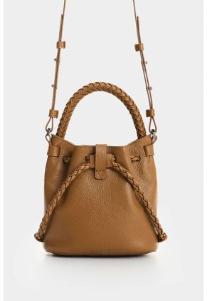 Bandolera Bruma En Cuero Para Mujer Bandolera Bruma En Cuero Para Mujer Miel VÉLEZ