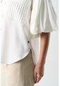 Camisa Galera Para Mujer Manga Abombada Camisa Galera Para Mujer Manga Abombada Blanco XS VÉLEZ de Vélez