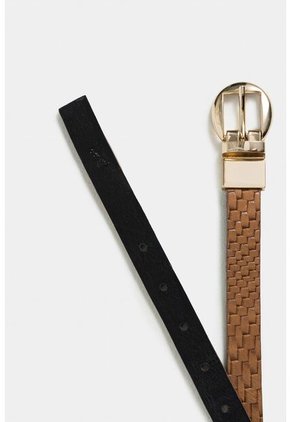 Cinturón Doble Faz Taipei De Cuero Para Mujer Mezcla De Texturas Cinturón Doble Faz Taipei De Cuero Para Mujer Mezcla De Texturas Miel M VÉLEZ