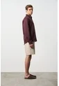 Camisa Manga Larga En Lino Para Hombre Silueta Semi Ajustada Camisa Manga Larga En Lino Para Hombre Silueta Semi Ajustada Vinotinto XL VÉLEZ de Vélez