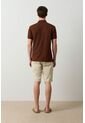 Polo Manga Corta Essential Para Hombre Textura Polo Manga Corta Essential Para Hombre Textura Cafe XS VÉLEZ de Vélez