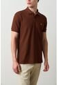 Polo Manga Corta Essential Para Hombre Textura Polo Manga Corta Essential Para Hombre Textura Cafe XS VÉLEZ de Vélez