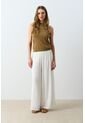 Pantalón Silueta Palazzo Para Mujer Gael Pantalón Silueta Palazzo Para Mujer Gael Crema 12 VÉLEZ de Vélez