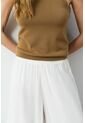 Pantalón Silueta Palazzo Para Mujer Gael Pantalón Silueta Palazzo Para Mujer Gael Crema 12 VÉLEZ de Vélez