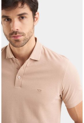 Polo Casual Algodón Pima Polo Casual Algodón Pima Arena L Vélez