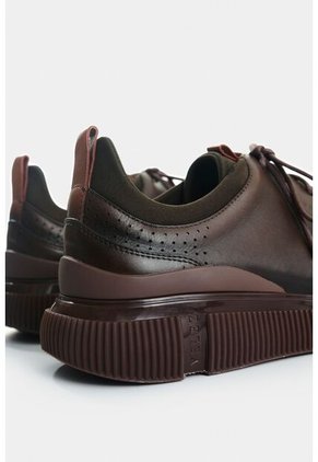 Zapatos De Cordón De Cuero Para Hombre Aria Zapatos De Cordón De Cuero Para Hombre Aria Cafe 45 VÉLEZ