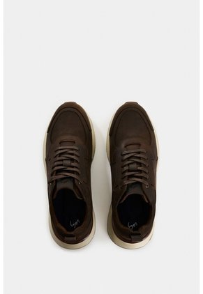 Tenis De Cuero Para Hombre Ibisa Tenis De Cuero Para Hombre Ibisa Cafe 43 VÉLEZ
