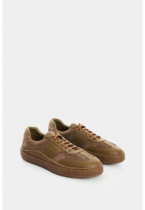 Tenis En Cuero Para Hombre Clima Nacar Tenis En Cuero Para Hombre Clima Nacar Tabaco 39 VÉLEZ