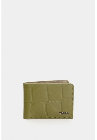 Billetera En Cuero Para Hombre Ical Billetera En Cuero Para Hombre Ical Verde Oliva VÉLEZ Vélez