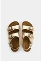 Sandalia Plana De Cuero Folia Para Mujer Cove Sandalia Plana De Cuero Folia Para Mujer Cove Dorado 36 VÉLEZ de Vélez