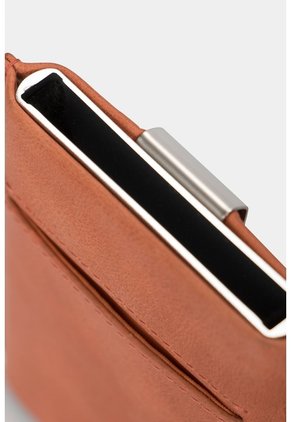 Porta Documentos De Cuero Miniwallet Porta Documentos De Cuero Miniwallet Naranja VÉLEZ
