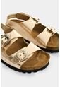 Sandalia Plana De Cuero Folia Para Mujer Cove Sandalia Plana De Cuero Folia Para Mujer Cove Dorado 36 VÉLEZ de Vélez