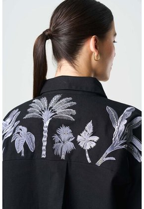 Chaqueta Dune Para Mujer Detalle Bordado Chaqueta Dune Para Mujer Detalle Bordado Negro XS VÉLEZ