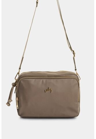 Manos Libres En Lona Y Cuero Para Mujer Square Manos Libres En Lona Y Cuero Para Mujer Square Gris VÉLEZ Vélez