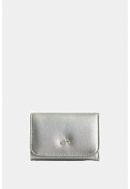 Billetera De Cuero Grabado Para Mujer Verona Billetera De Cuero Grabado Para Mujer Verona Grafito VÉLEZ
