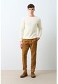 Sweater Tejido En Algodón Para Hombre Manga Ranglan Sweater Tejido En Algodón Para Hombre Manga Ranglan Crema M VÉLEZ de Vélez