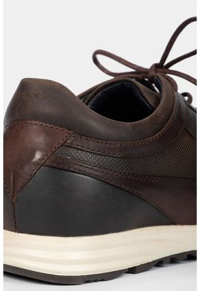 Tenis Deportivos De Cuero Para Hombre Contrastes