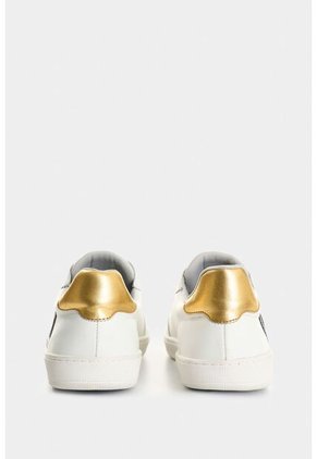Tenis De Cuero Grabado Para Mujer Flair Tenis De Cuero Grabado Para Mujer Flair Blanco 35 VÉLEZ