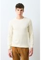 Sweater Tejido En Algodón Para Hombre Manga Ranglan Sweater Tejido En Algodón Para Hombre Manga Ranglan Crema M VÉLEZ de Vélez