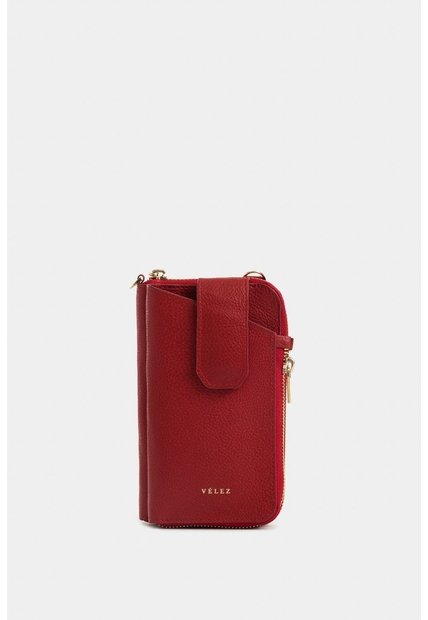 Porta Chequera Ibiza De Cuero Para Mujer Cargadera Removible Porta Chequera Ibiza De Cuero Para Mujer Cargadera Removible Rojo VÉLEZ