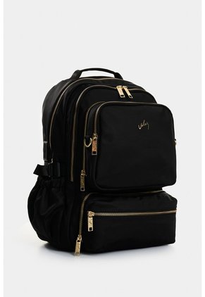 Morral Tamar En Lona Para Mujer Multifuncional Morral Tamar En Lona Para Mujer Multifuncional Negro VÉLEZ