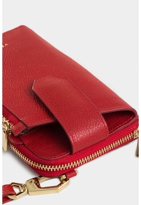 Porta Chequera Ibiza De Cuero Para Mujer Cargadera Removible Porta Chequera Ibiza De Cuero Para Mujer Cargadera Removible Rojo VÉLEZ