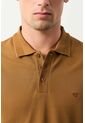 Polo Para Hombre Semi Fit Detalle Jacquard Polo Para Hombre Semi Fit Detalle Jacquard Miel M VÉLEZ de Vélez