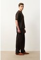 Camiseta Oversized En Algodón Para Hombre Camiseta Oversized En Algodón Para Hombre Cafe XS VÉLEZ de Vélez