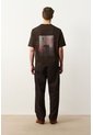 Camiseta Oversized En Algodón Para Hombre Camiseta Oversized En Algodón Para Hombre Cafe XS VÉLEZ de Vélez