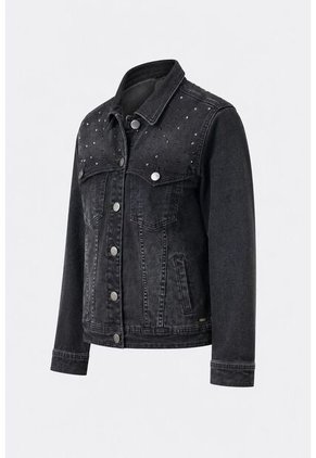 Chaqueta En Denim Para Mujer Western Chaqueta En Denim Para Mujer Western Negro XXL VÉLEZ