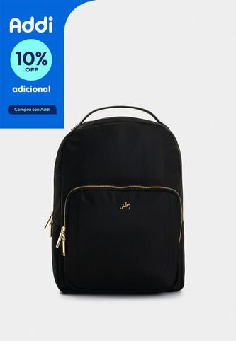 Morral Púrpura En Lona Para Mujer Casual Morral Púrpura En Lona Para Mujer Casual Negro VÉLEZ Vélez