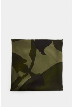 Pañuelo Grande Estampado Para Mujer Icaro Pañuelo Grande Estampado Para Mujer Icaro Verde Oliva XS VÉLEZ
