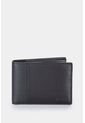 Billetera Draco De Cuero Para Hombre Mezcla De Texturas Billetera Draco De Cuero Para Hombre Mezcla De Texturas Negro VÉLEZ de Vélez