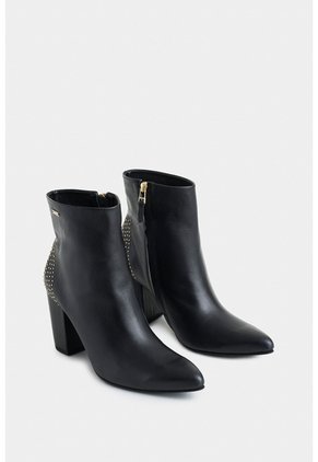 Botines Office Kira De Cuero Para Mujer Mini Taches Botines Office Kira De Cuero Para Mujer Mini Taches Negro 39 VÉLEZ