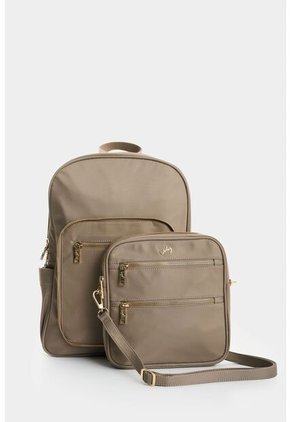 Morral Broni De Lona Para Mujer Versátil Morral Broni De Lona Para Mujer Versátil Gris VÉLEZ