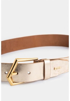 Fajón Unifaz De Cuero Folia Para Mujer Hebilla Asimétrica Fajón Unifaz De Cuero Folia Para Mujer Hebilla Asimétrica Dorado L Vélez