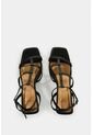 Sandalia Tacón De Cuero Para Mujer Moon Sandalia Tacón De Cuero Para Mujer Moon Negro 34 VÉLEZ de Vélez