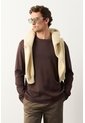 Camiseta Tejida Manga Larga Para Hombre Sabina Camiseta Tejida Manga Larga Para Hombre Sabina Cafe S VÉLEZ de Vélez