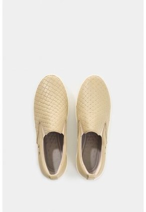 Mocasines De Cuero Grabado Para Mujer Anastasia Mocasines De Cuero Grabado Para Mujer Anastasia Arena 40 VÉLEZ
