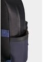 Morral San Patricio De Cuero Y Lona Para Hombre Aplique Metálico Morral San Patricio De Cuero Y Lona Para Hombre Aplique Metálico Azul Oscuro VÉLEZ de Vélez