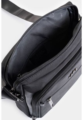Bolso Manos Libres Moon De Lona Negro Bolso Manos Libres Moon De Lona Negro VÉLEZ