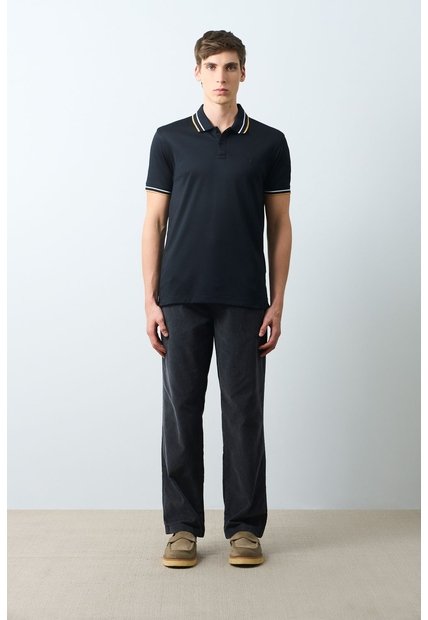Polo Manga Corta Para Hombre Luzia Polo Manga Corta Para Hombre Luzia Negro XL VÉLEZ