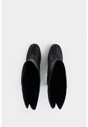 Botas Bianca De Cuero Para Mujer Caña Alta Botas Bianca De Cuero Para Mujer Caña Alta Negro 39 Vélez