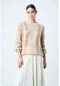 Sweater Alhena Tejido Para Mujer Detalle Lentejuelas Sweater Alhena Tejido Para Mujer Detalle Lentejuelas Crema L VÉLEZ de Vélez