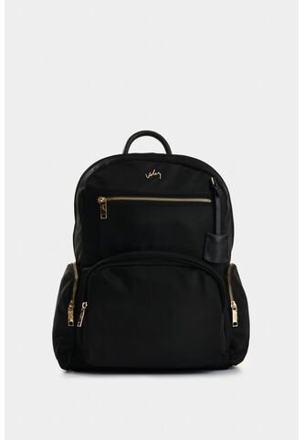 Morral Charlotte En Lona Para Mujer Casual Morral Charlotte En Lona Para Mujer Casual Negro VÉLEZ Vélez